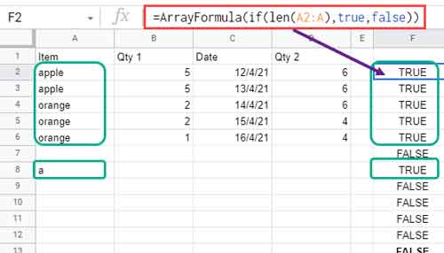 The Value if True Part of the Formula