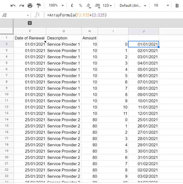 Formula to Increment Duplicate Dates by Day