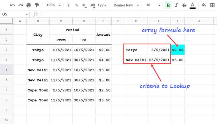 Conditionally Lookup Dates in Date Range - Example