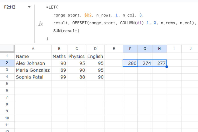 Dragging a formula right and incrementing cell reference down - multiple columns