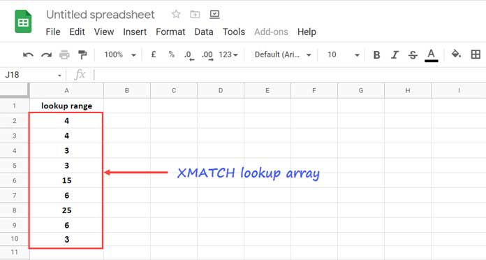 Sample Data to Text XMATCH