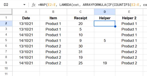 Formula fix to get sum instead of min in Pivot Table Grand Total in Google Sheets