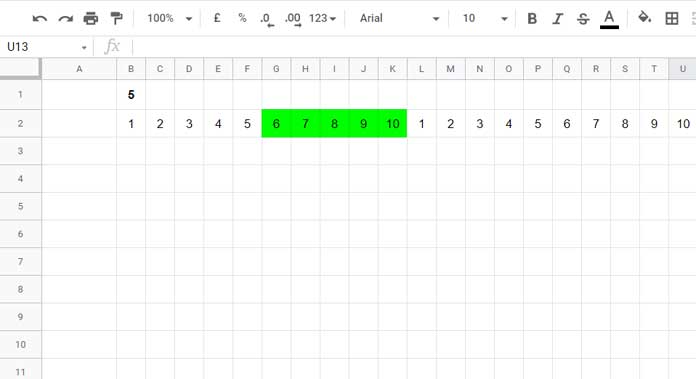 Each Row and Dynamic N