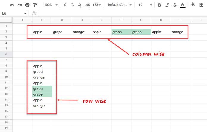 Highlight All Adjacent Duplicates in Google Sheets