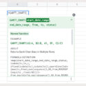 GANTT_CHART Named Array Function for Google Sheets