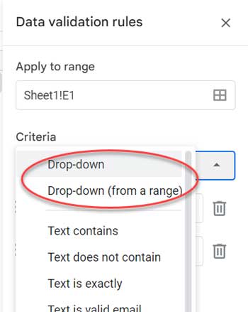 Adding "Any" Item in Data Validation Drop-down