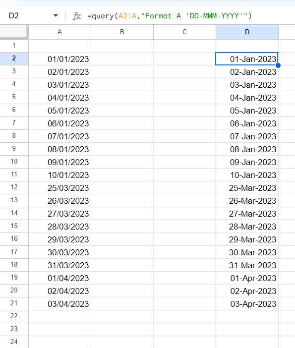 Format a Date Without Converting it Into a Text - E.g.