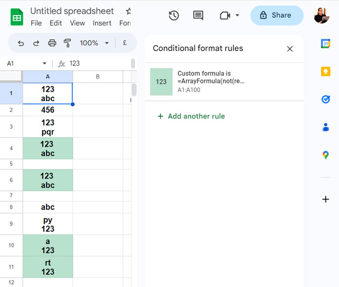 Duplicates in New Lines Inside Cells in a Column