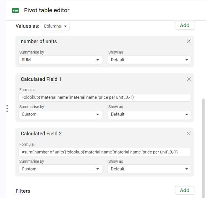 Calculated Formulas: Getting Most Recent Values and Amount