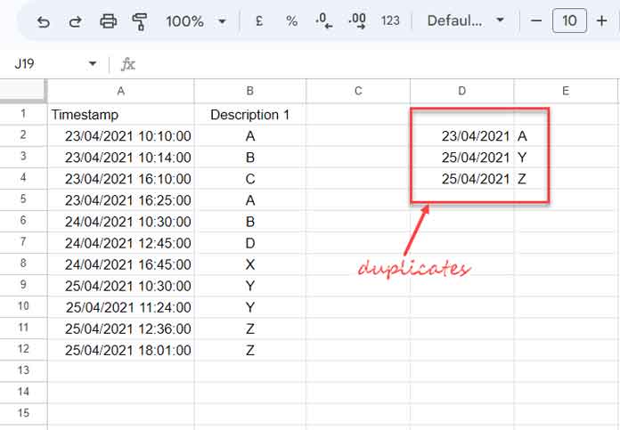 Filter Same Day Duplicates - Date and Value Column