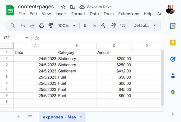 Importing Data in Sheets