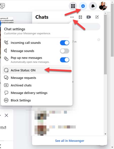 Active Status ON or OFF 2023 Facebook Settings