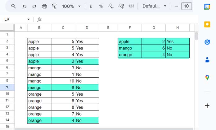 Retrieve the Last Row in Each Single Column Group