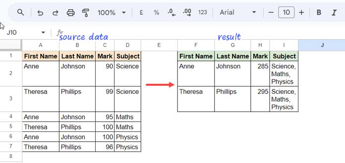 Combining Duplicates and Joining Values