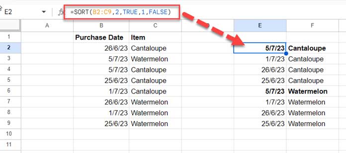 Multiple Sort_Columns