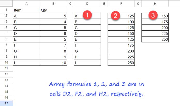 Schéma explicatif de l'argument de la fonction FORMULEMATRICE