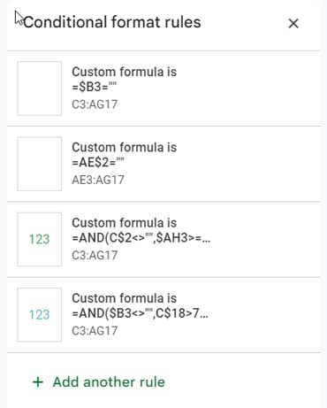 Highlight Rules for Masking Checkboxes