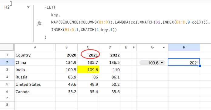 XMATCH multiple columns and return value from a chosen row