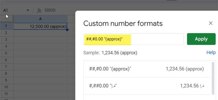 Adding custom text to numbers in Google Sheets, even if you want to include that text in calculations.