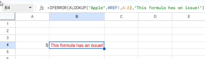 How to remove #REF! errors caused by deleting a row or column in Google Sheets