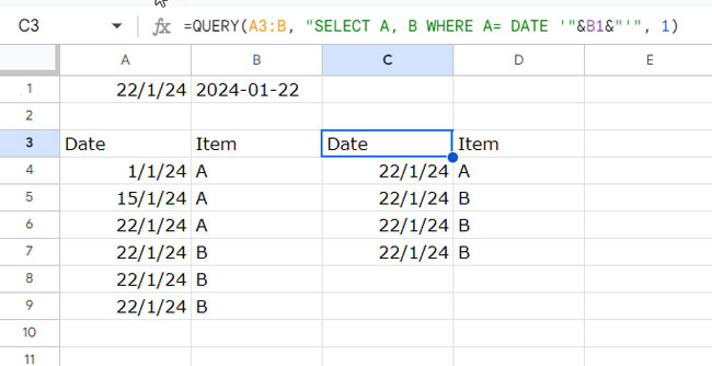 Date to String Conversion for Query Criteria