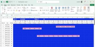 Excel Hotel Room Availability Template [Free]