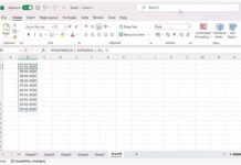 Custom Descending Sequence List of Dates in Excel