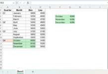 OFFSET-XLOOKUP Combo in Excel