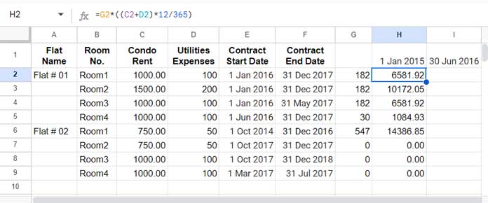 Analyze Income by Date Range in Google Sheets