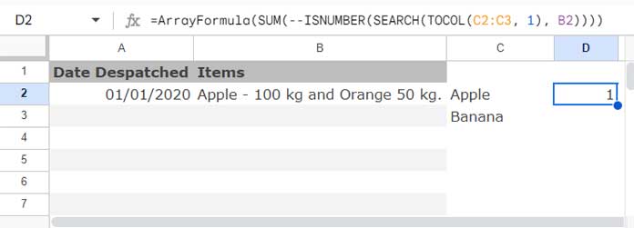 Finding If a Cell Contains One of Many Things FROM A RANGE