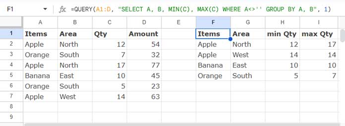 Move Max and Min to Same Row and Remove Rows In Between