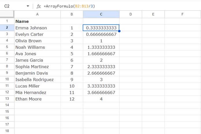 Dividing Sequence Numbers into Groups for Randomization