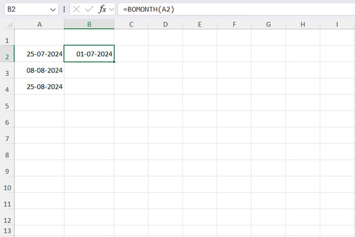 Example of using named LAMBDA functions in Excel