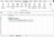 Custom Excel Function for Dynamic Weekly Averages