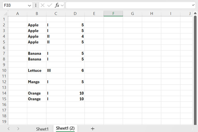 Inserting Blank Rows After Each Category