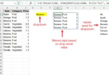 Explained: Filtering data with a dropdown menu and 'All' option