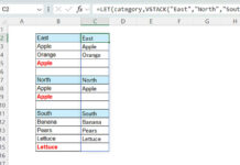 Remove duplicates by section in a column