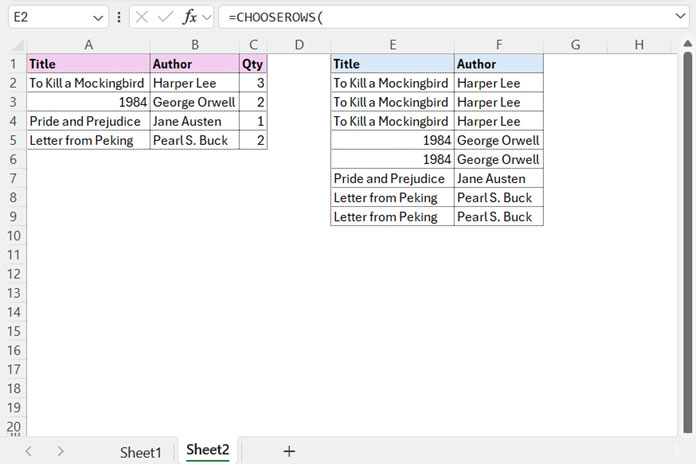 Duplicating Rows Based on Cell Values in a Column in Excel