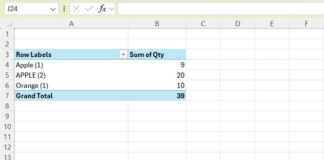 Example of a workaround for creating a case-sensitive Pivot Table in Excel