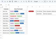 Drop-down chips used as conditions and criteria for filtering