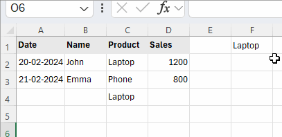 Hyperlink to the last used row's last value in Excel