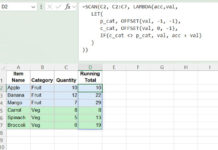Running total resets by category using SCAN