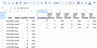 Example showing custom sort order of QUERY pivot headers with multiple aggregation columns in Google Sheets