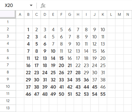 Adding column values to get the current number