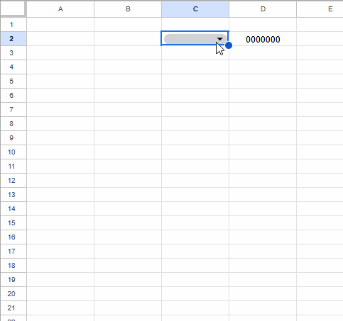 Dynamic weekend code updating automatically when selecting different weekdays in Google Sheets