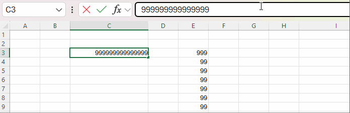 GIF showing how MOD and division extract each Indian-numbering group in Excel during the rupees-to-words conversion