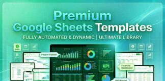 Premium and fully automated free Google Sheets templates library