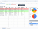 Student Assignment Tracker Template in Google Sheets showing assignments, charts, highlighting controls, and upcoming deadlines